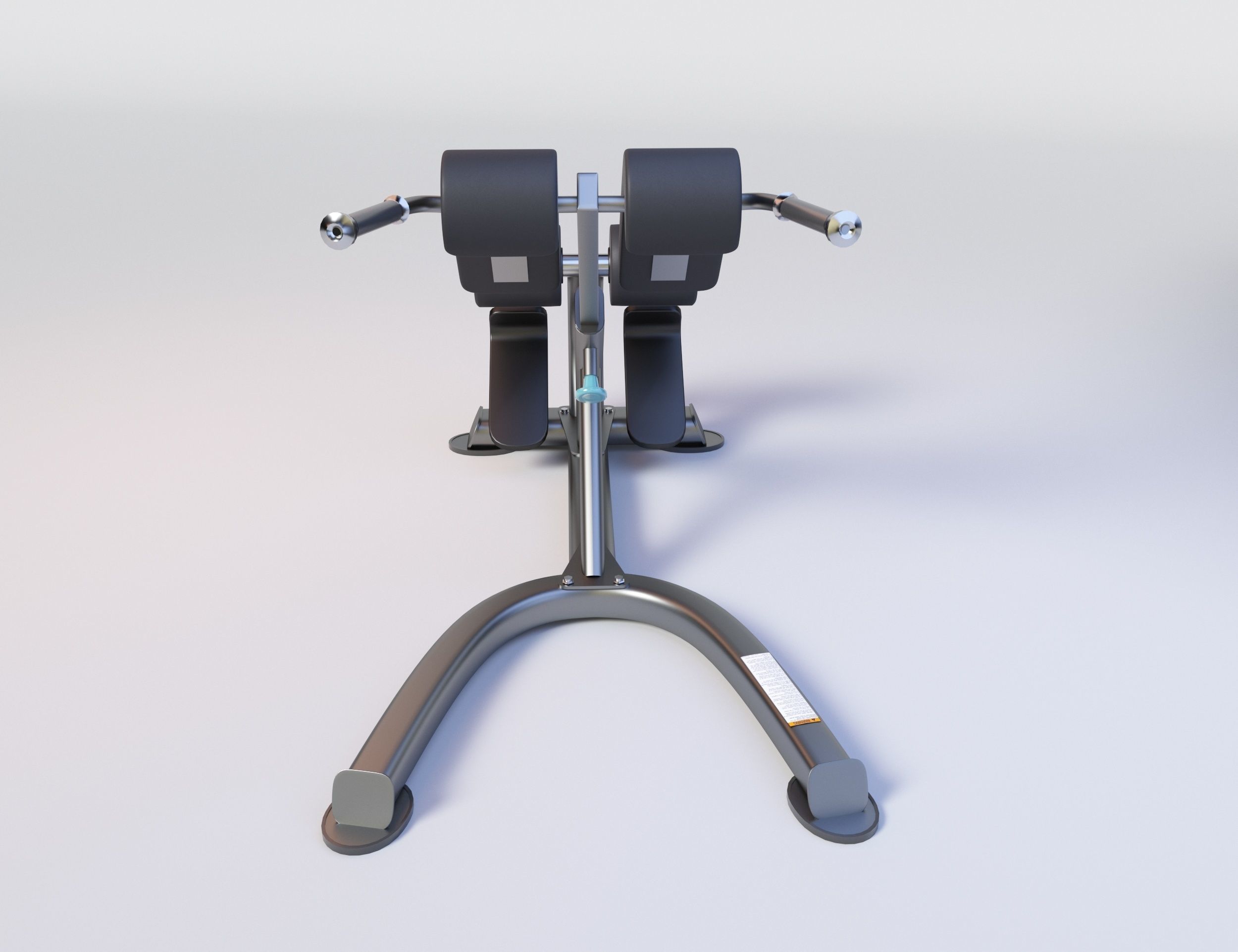 ROMAN CHAIR Gym Equipment Free low-poly 3D model_1