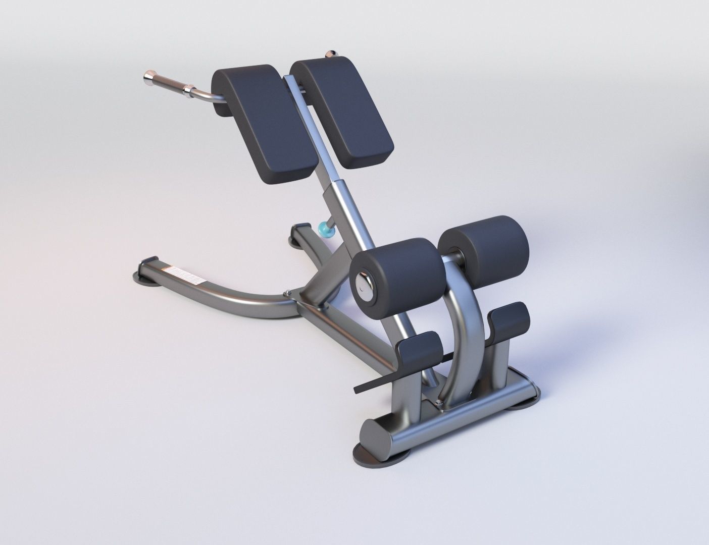 ROMAN CHAIR Gym Equipment Free low-poly 3D model_4