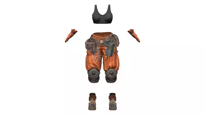 Space Punk Forger Full Outfit