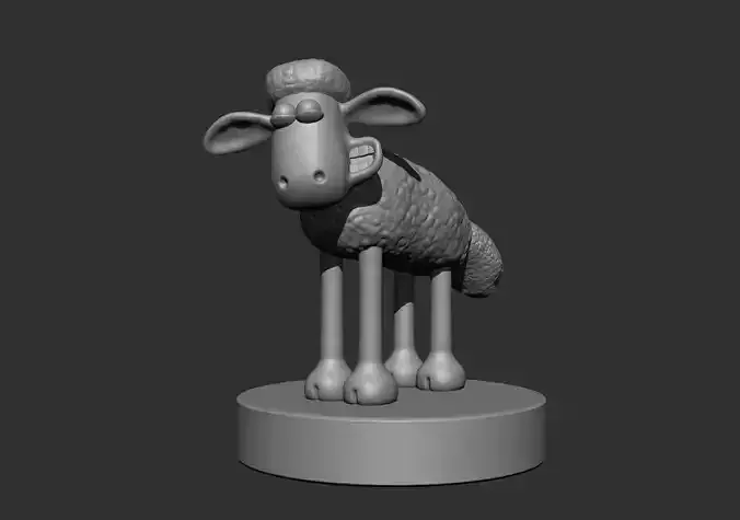 shaun sheep 3D print model