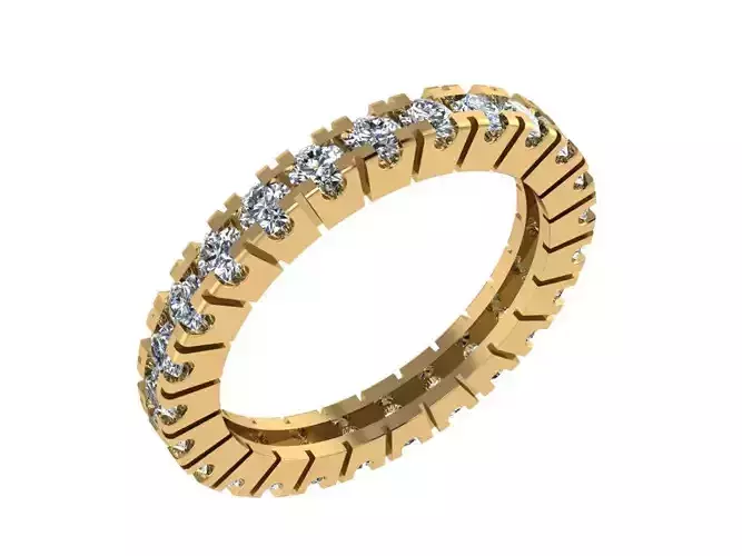 Ring070 diamond eternity ring gold
