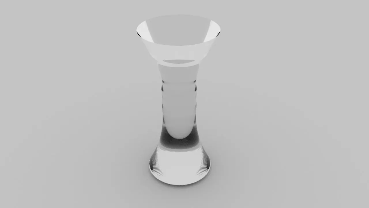 Glass vase Free 3D model_0