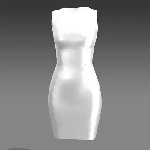  CLOTHING CUP SILK SATIN COLOR WHITE  MODERN DRESS