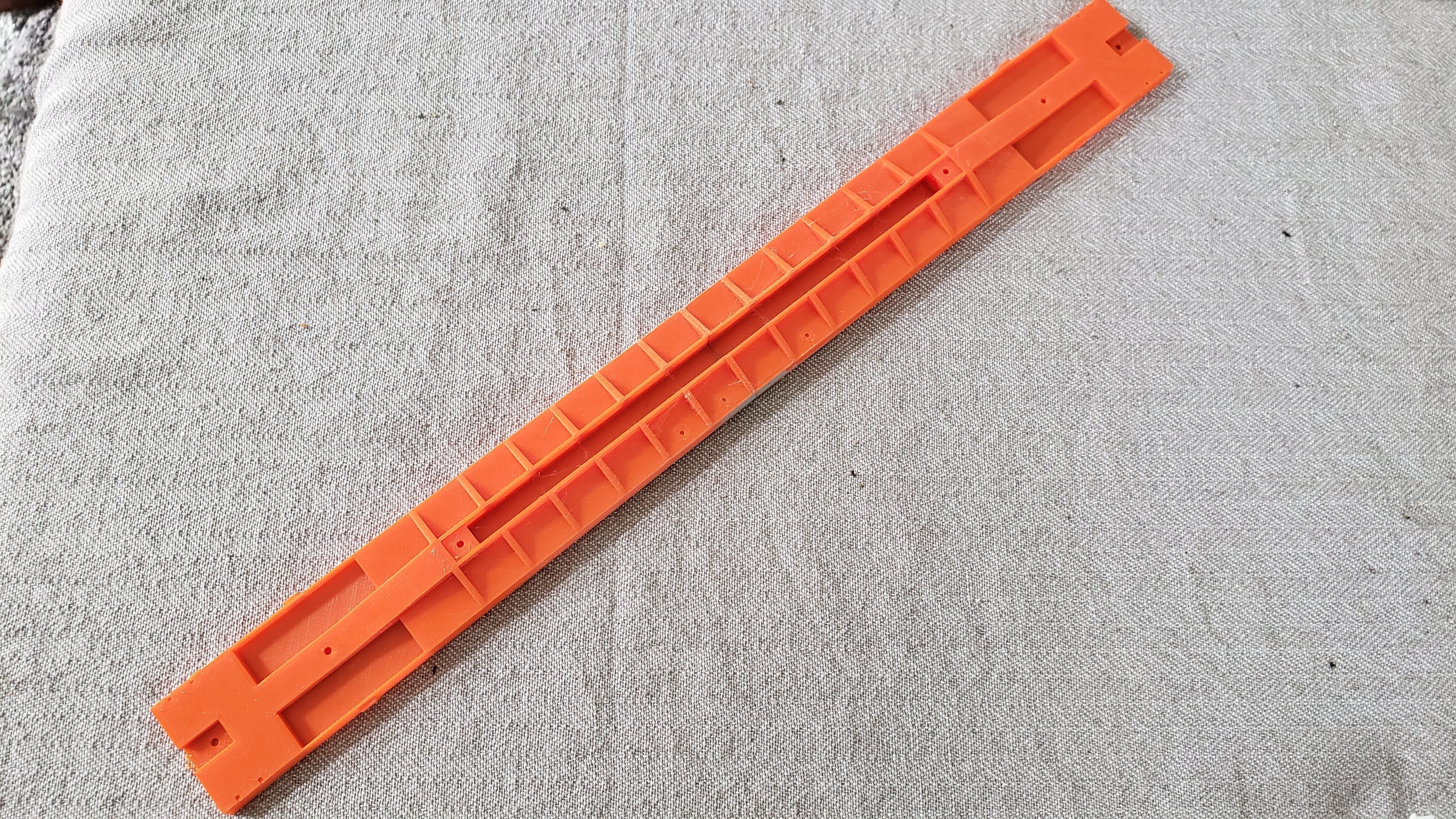 Flat Car 89 foot HO 3D print model_3