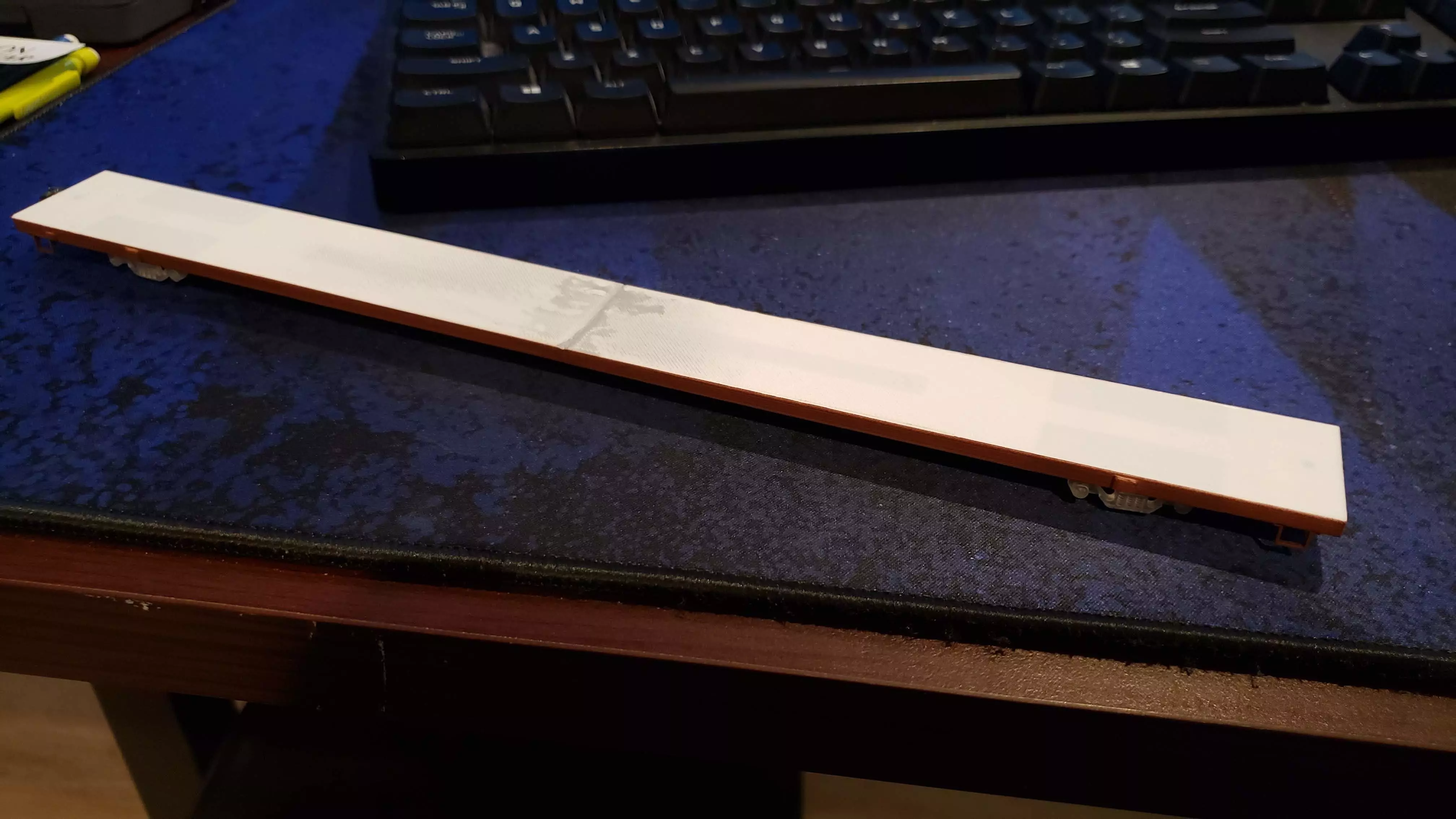 Flat Car 89 foot HO 3D print model_0