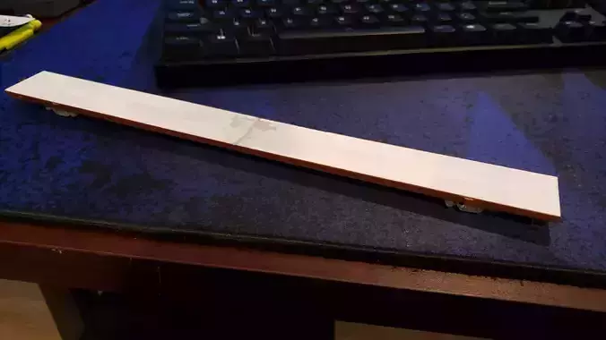Flat Car 89 foot HO 3D print model