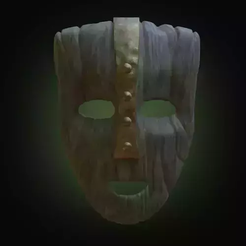 The Mask wooden