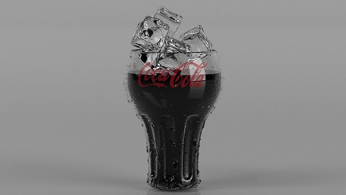 Coca cola Kola  Glass 3D model