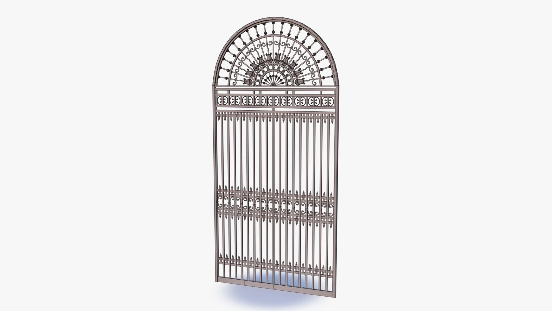 Iron Gate 0001 Low-poly 3D model_22