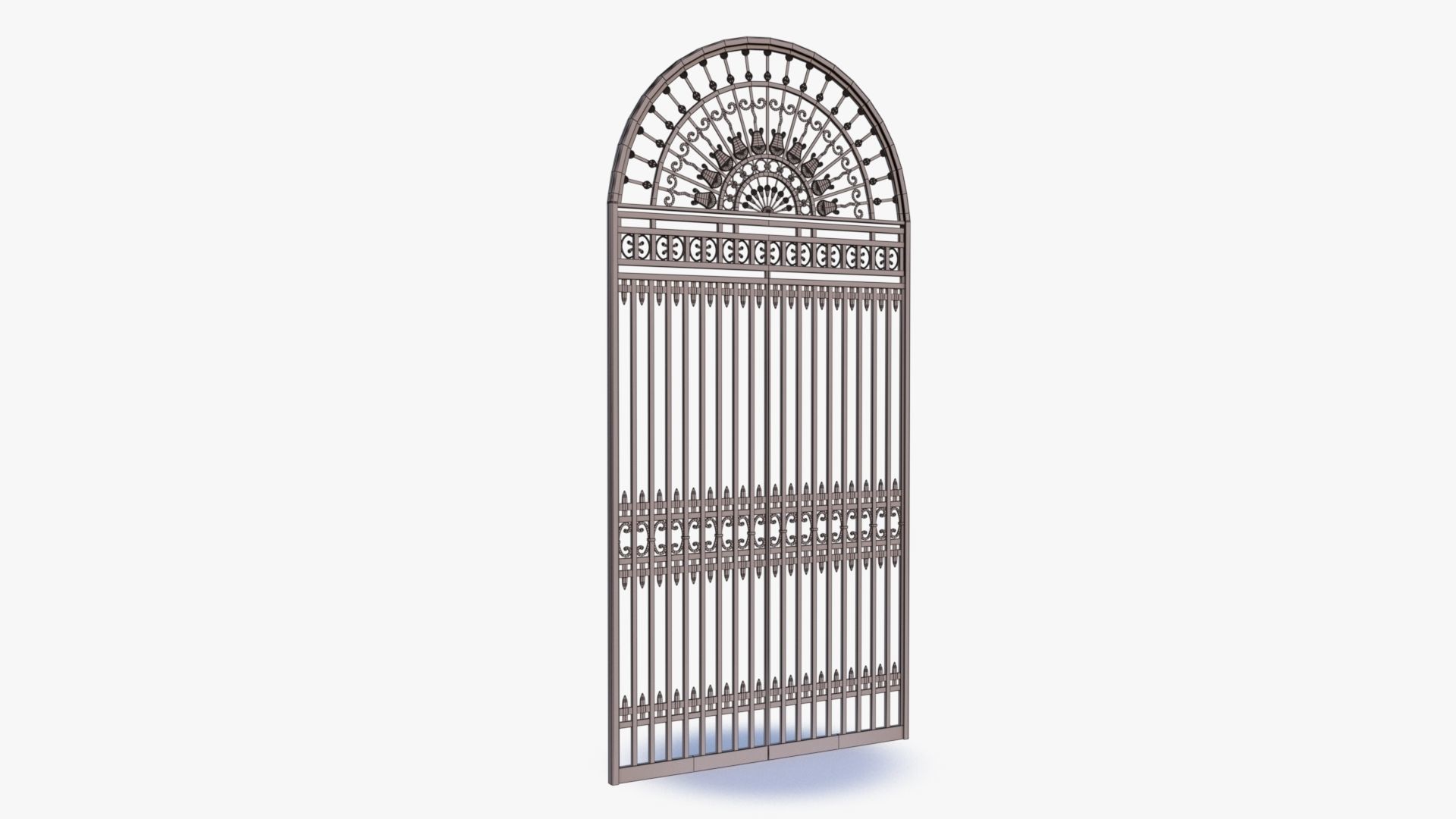 Iron Gate 0001 Low-poly 3D model_19