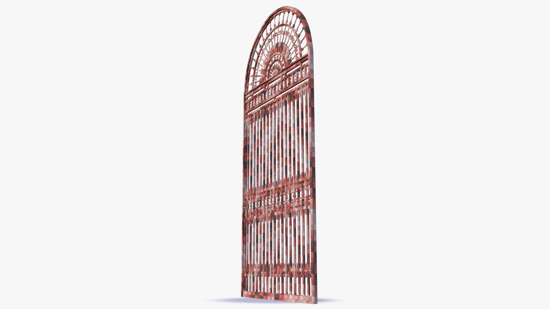 Iron Gate 0001 Low-poly 3D model_16