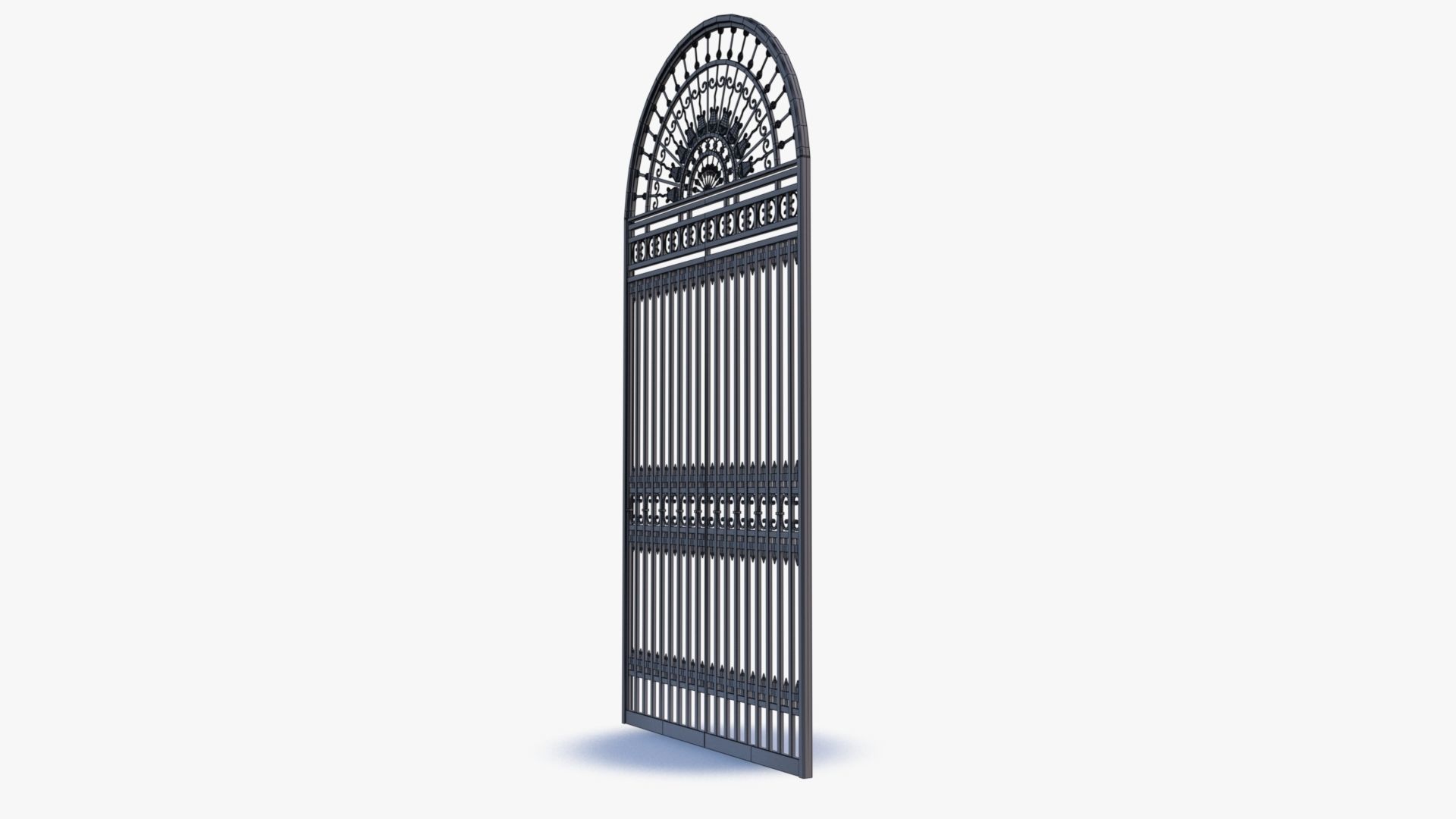 Iron Gate 0001 Low-poly 3D model_18