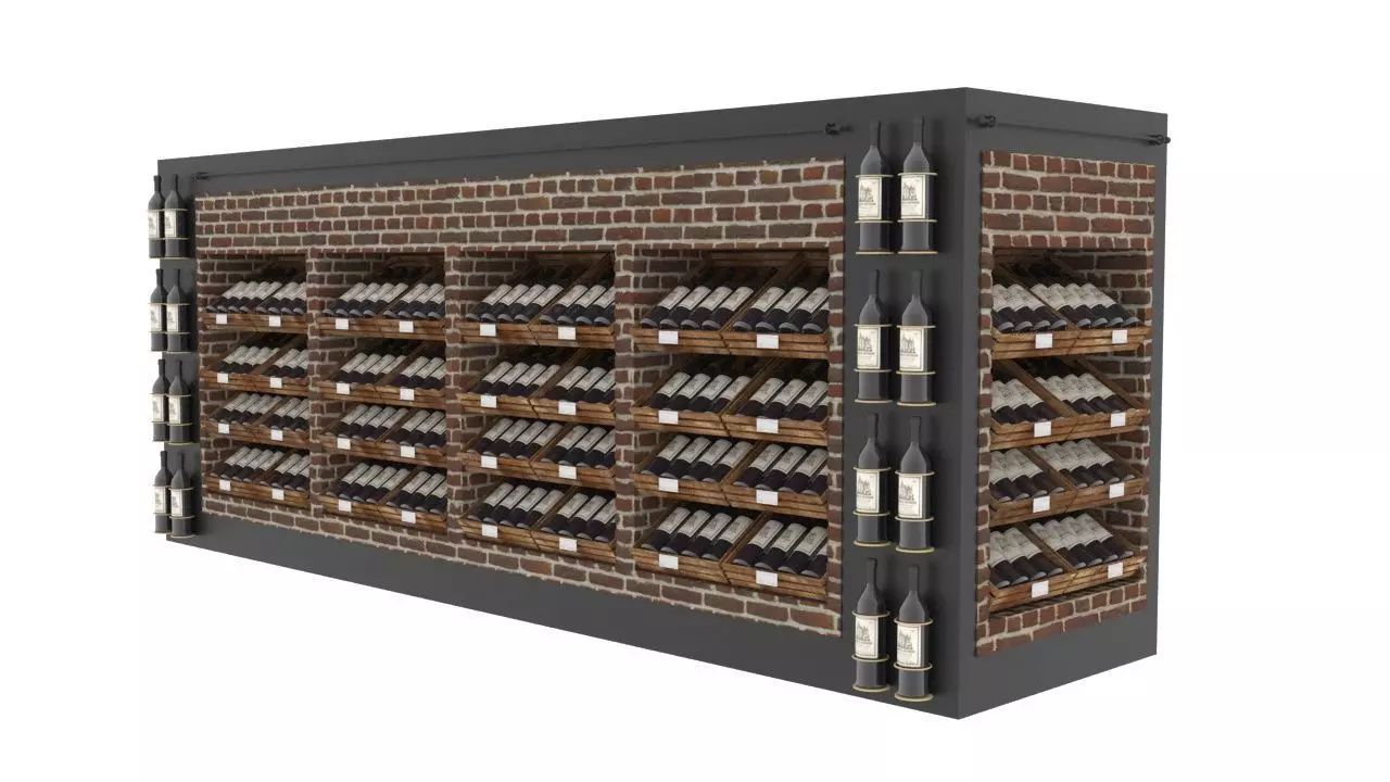 Wine Aisle 3D model