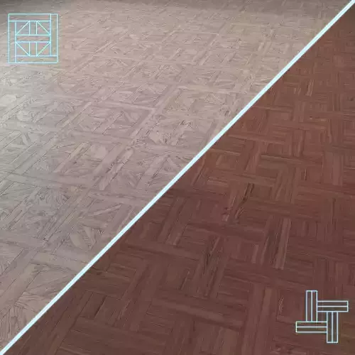 Parquet - Laminate - Wooden floor 2 in 1