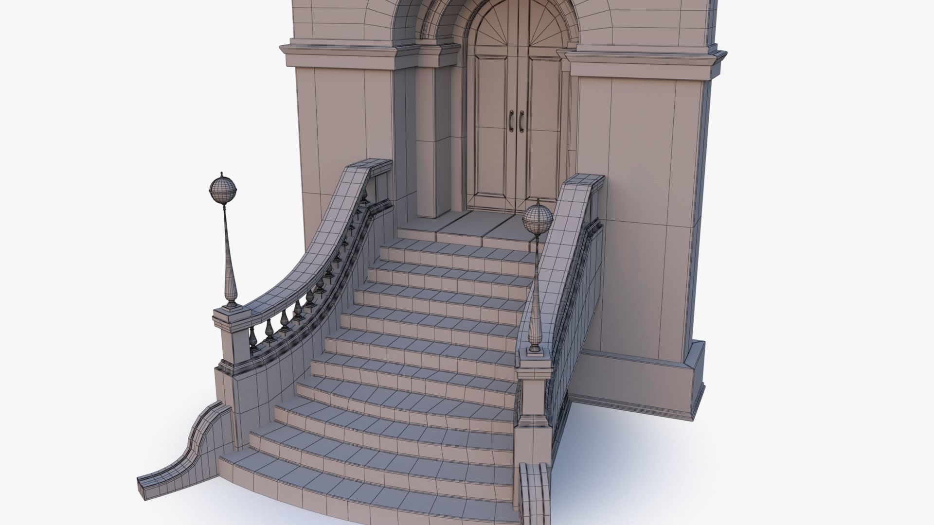 arched Door 0003 3D model_24