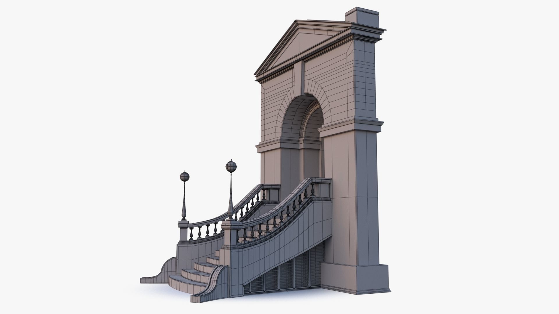 arched Door 0003 3D model_21