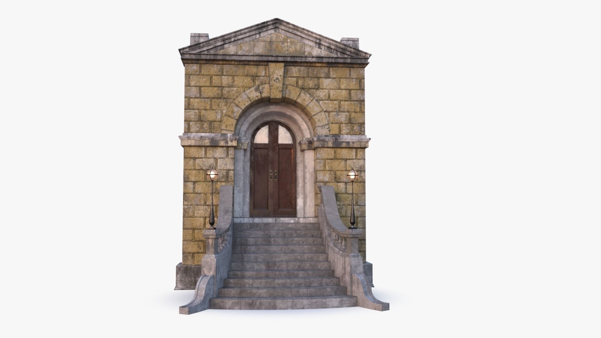 arched Door 0003 3D model_11