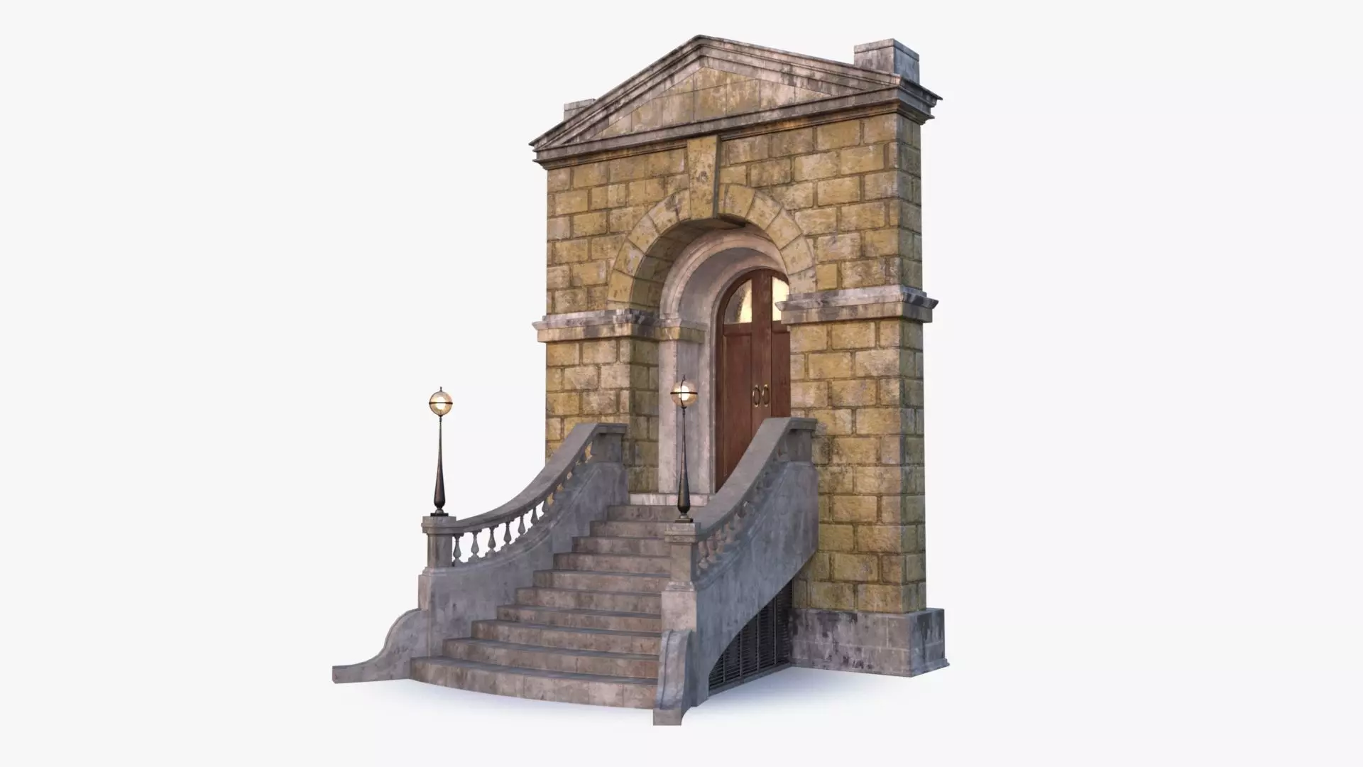 arched Door 0003 3D model_0