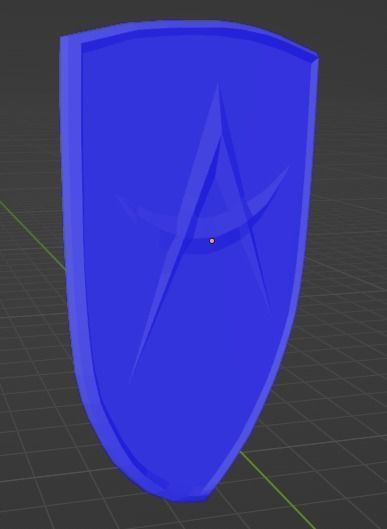 Apollo 3D Logo Low-poly 3D model_5