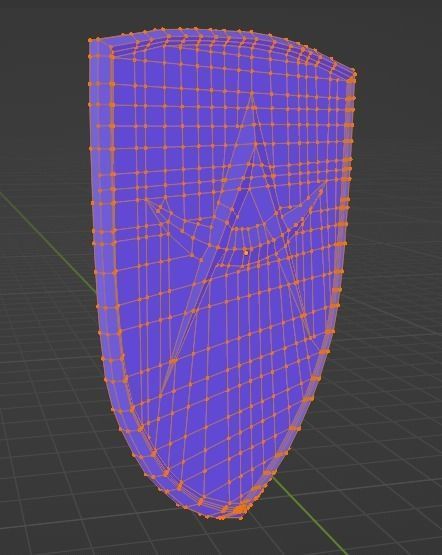 Apollo 3D Logo Low-poly 3D model_4