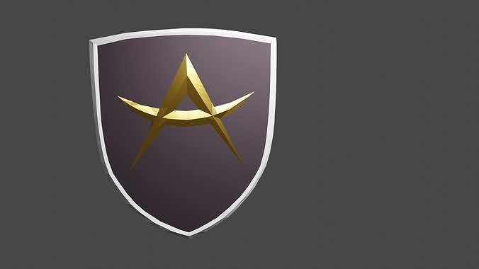 Apollo 3D Logo Low-poly 3D model