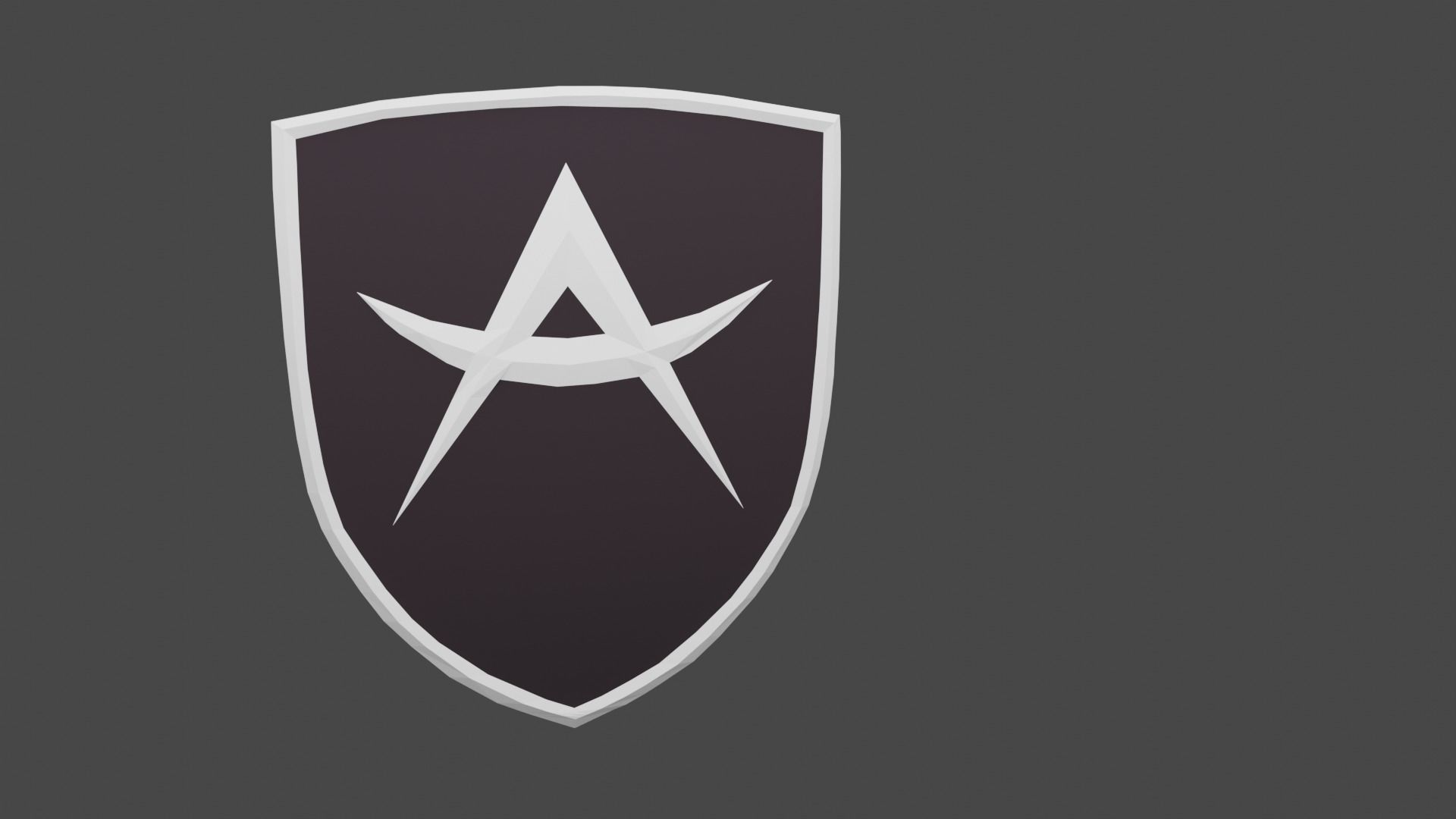 Apollo 3D Logo Low-poly 3D model_1