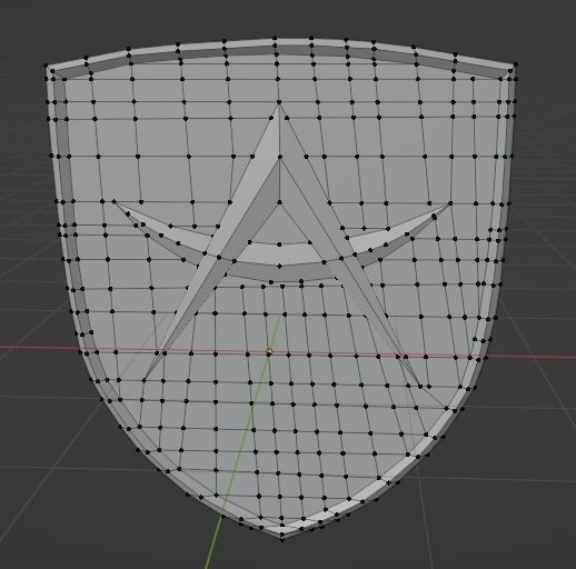 Apollo 3D Logo Low-poly 3D model_10