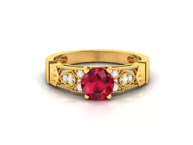 Solitaire Wedding Engagement Women Ring