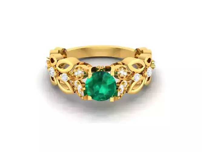 Solitaire Wedding Engagement Women Ring