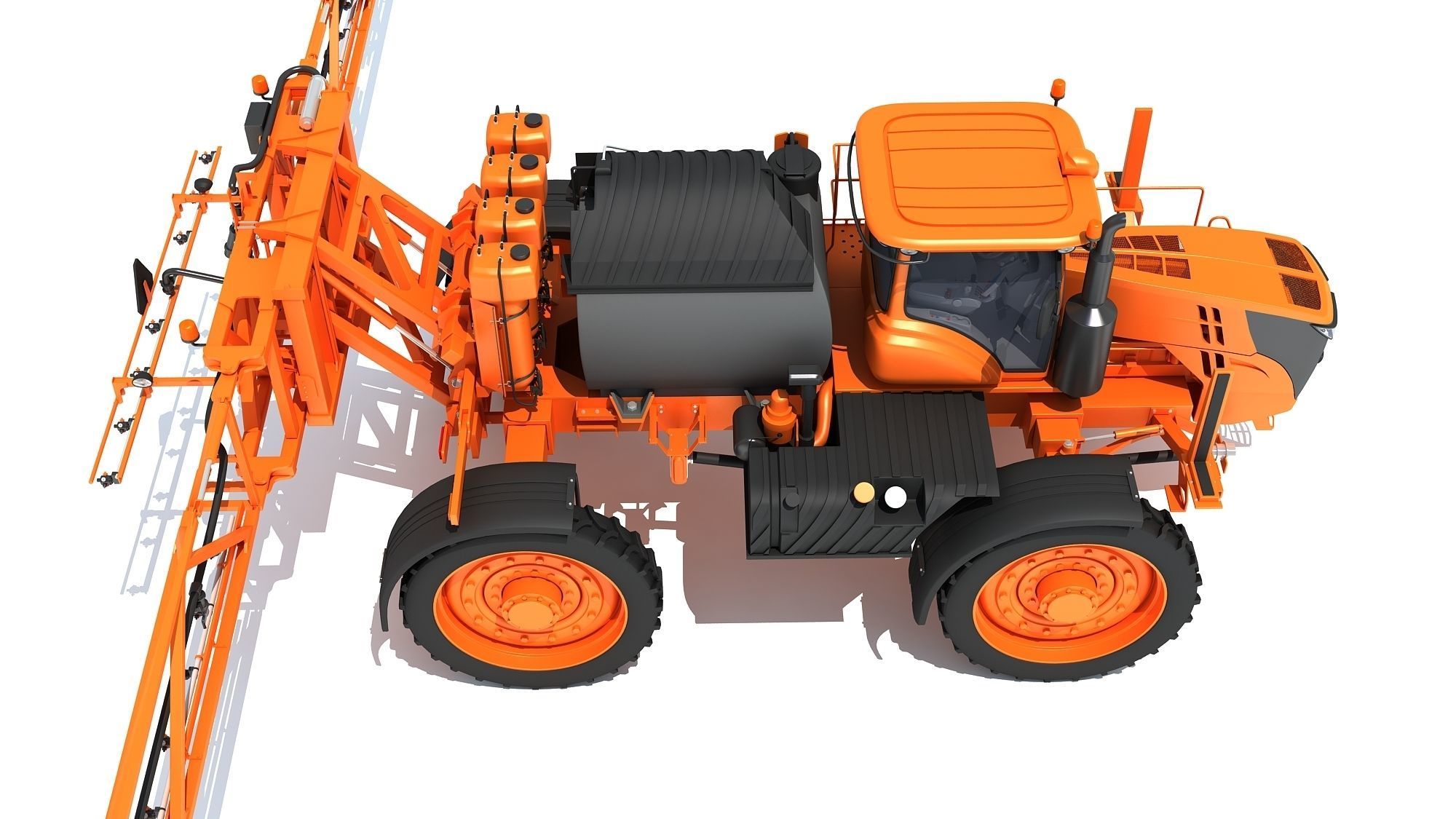 Self Propelled Crop Sprayer 3D model_10