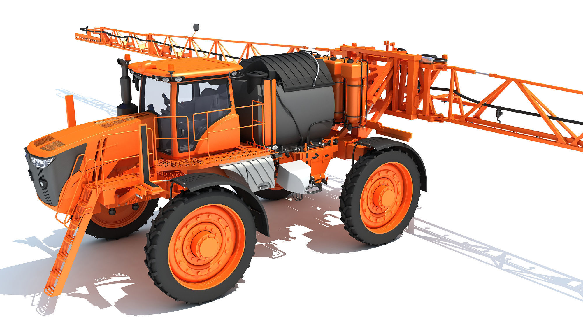 Self Propelled Crop Sprayer 3D model_11