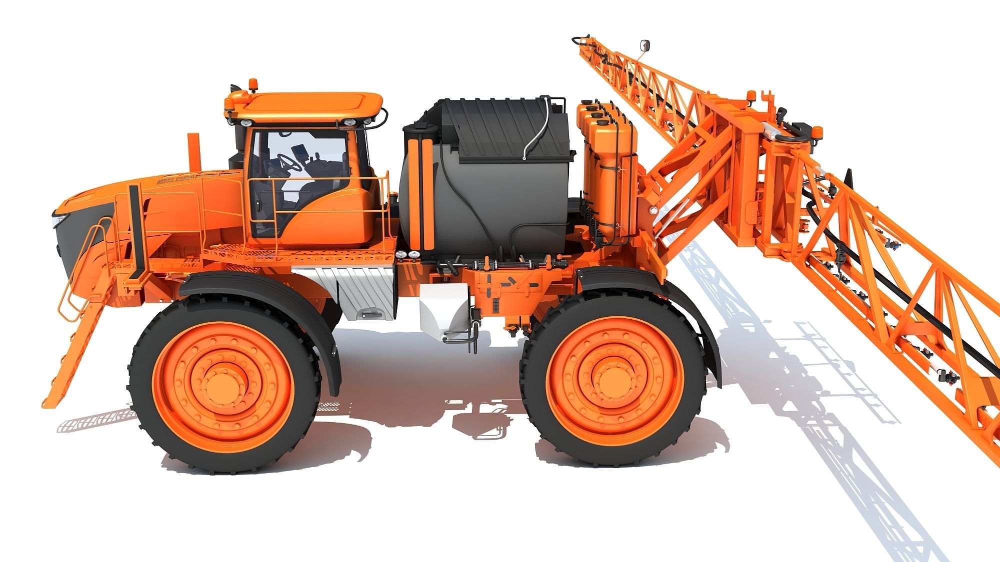 Self Propelled Crop Sprayer 3D model_2