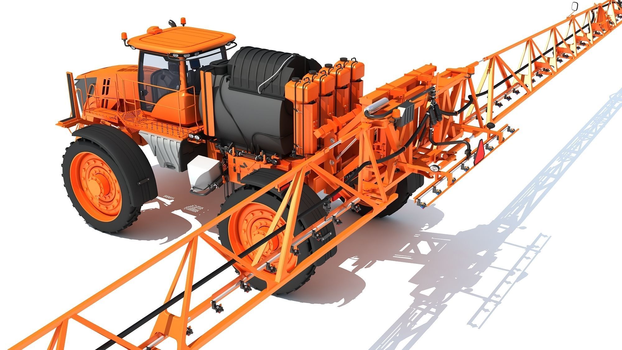 Self Propelled Crop Sprayer 3D model_4