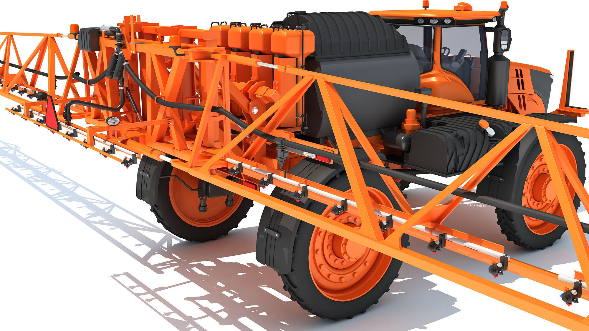 Self Propelled Crop Sprayer 3D model_21