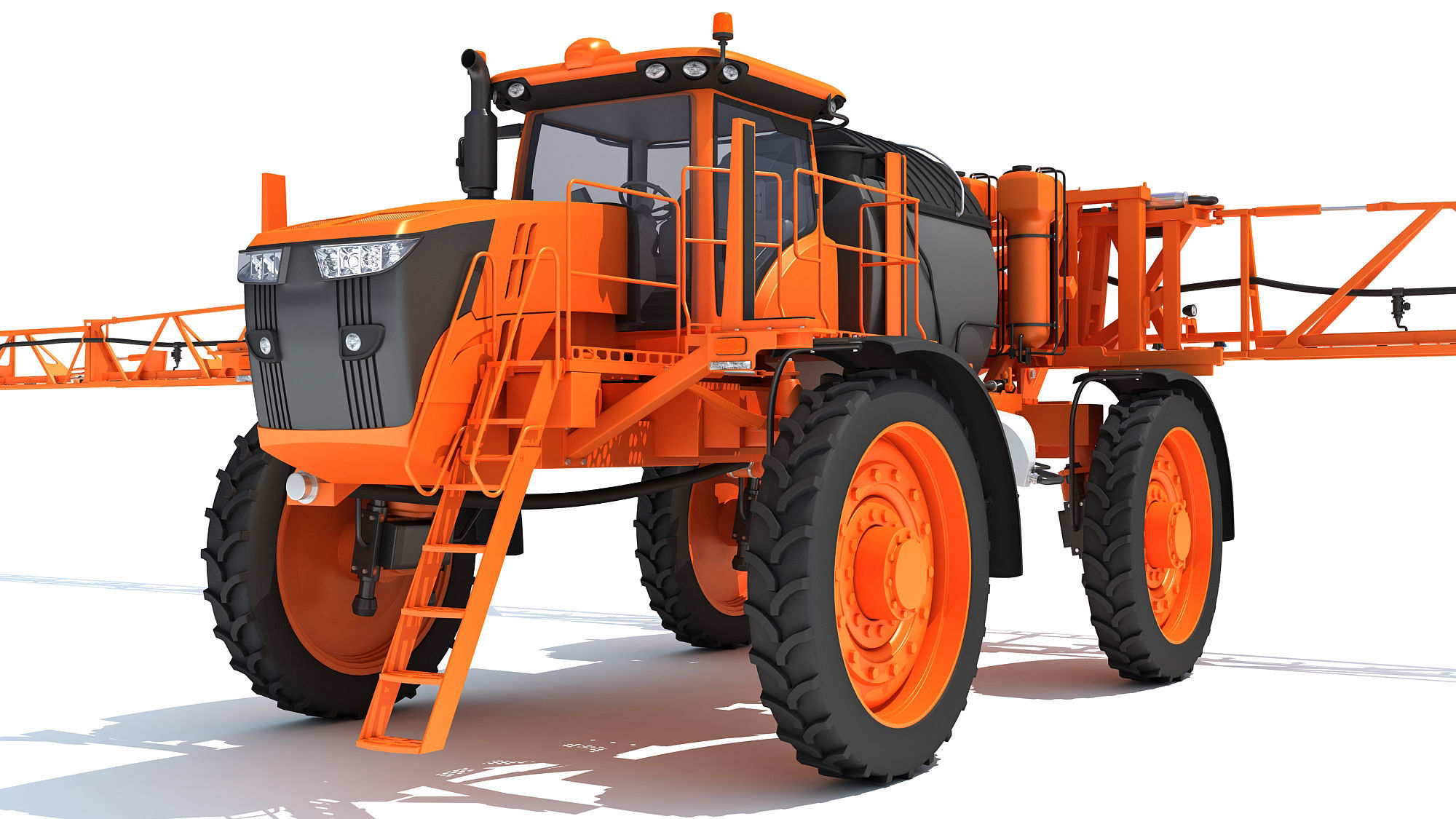 Self Propelled Crop Sprayer 3D model_16