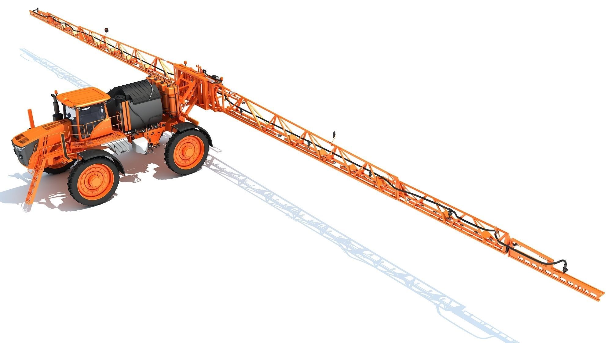 Self Propelled Crop Sprayer 3D model_1