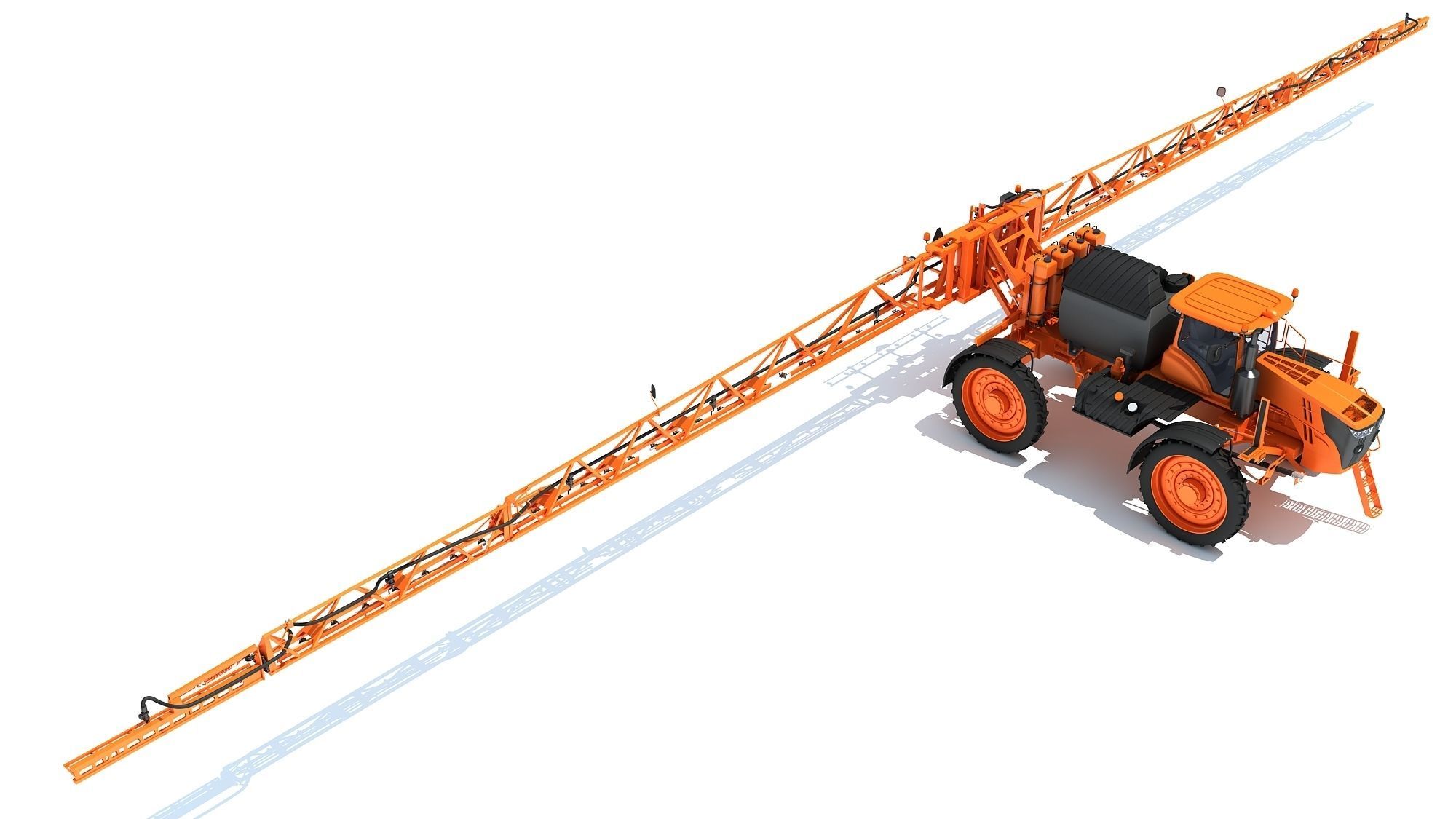 Self Propelled Crop Sprayer 3D model_3
