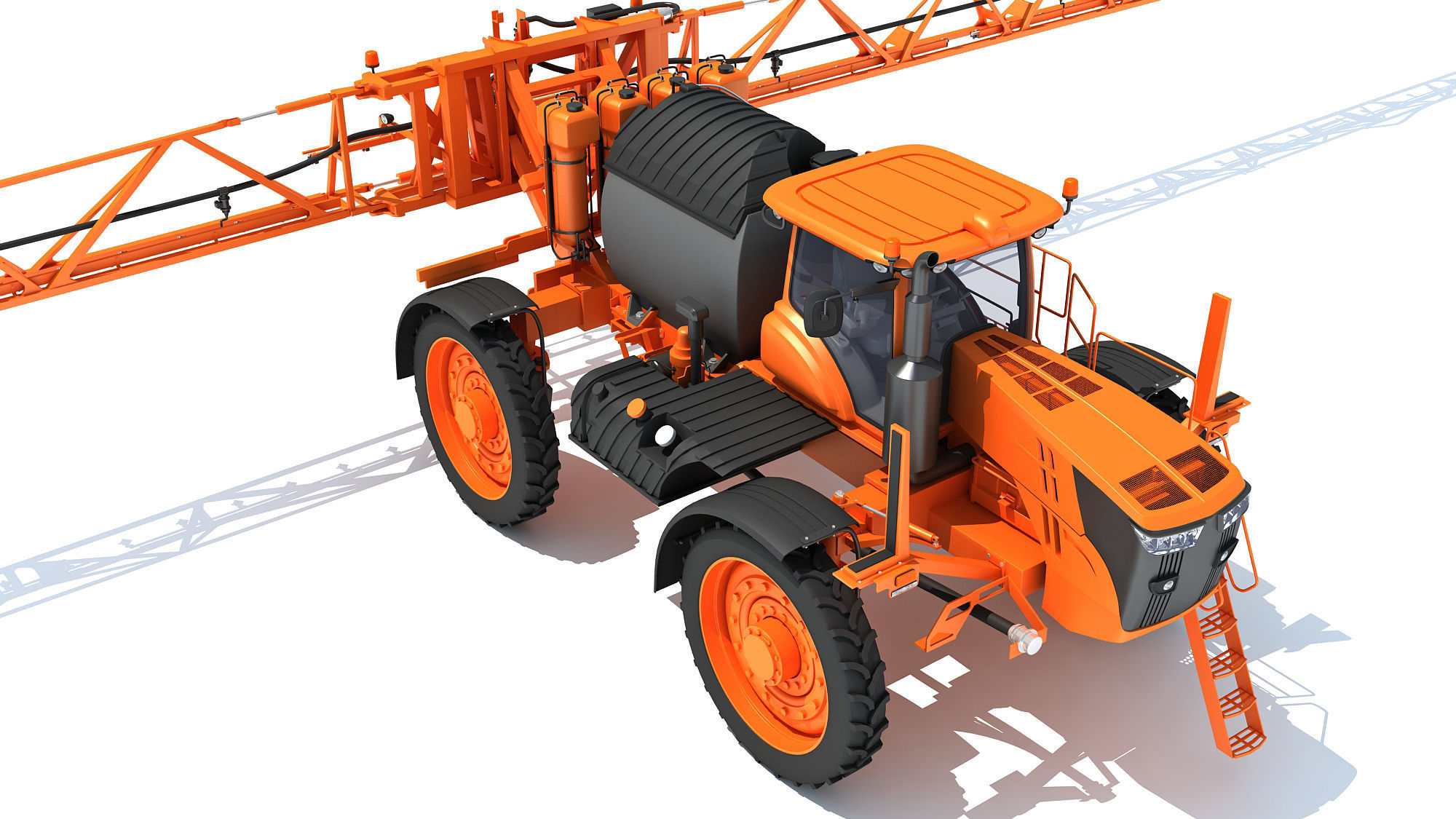 Self Propelled Crop Sprayer 3D model_14