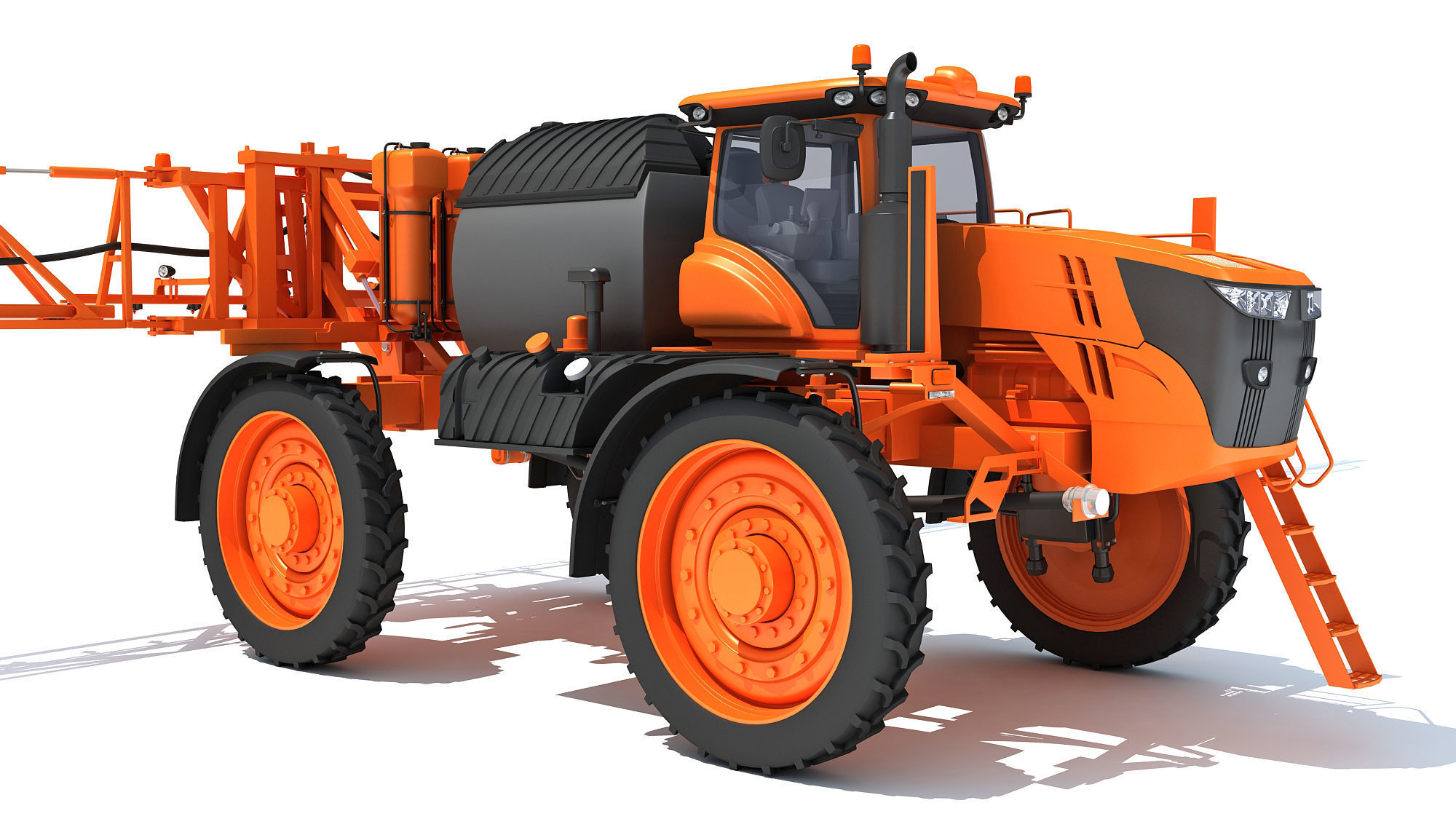 Self Propelled Crop Sprayer 3D model_13