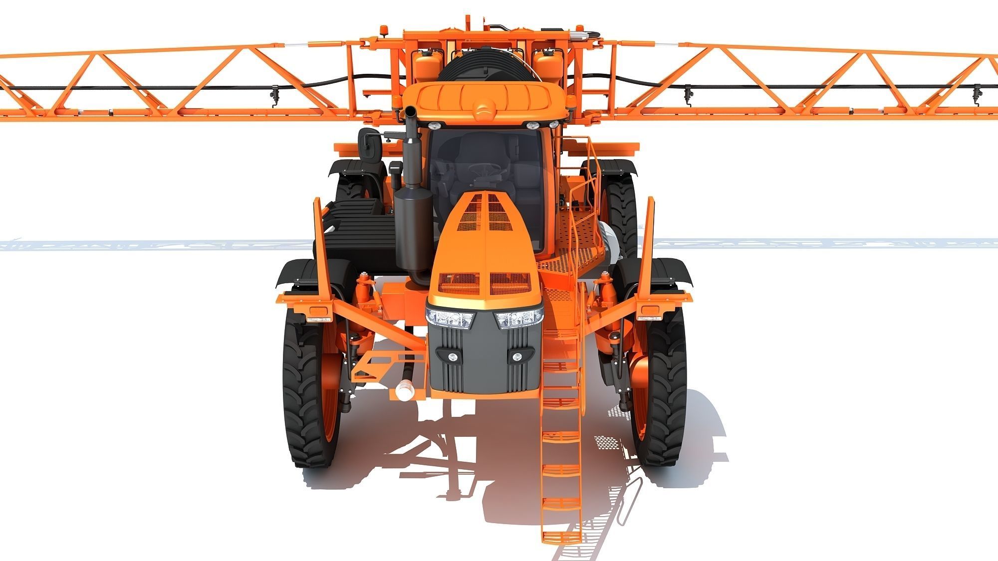 Self Propelled Crop Sprayer 3D model_15