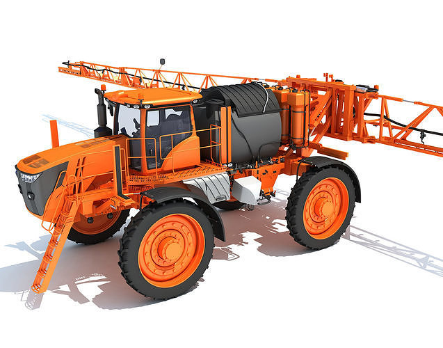 Self Propelled Crop Sprayer 3D model