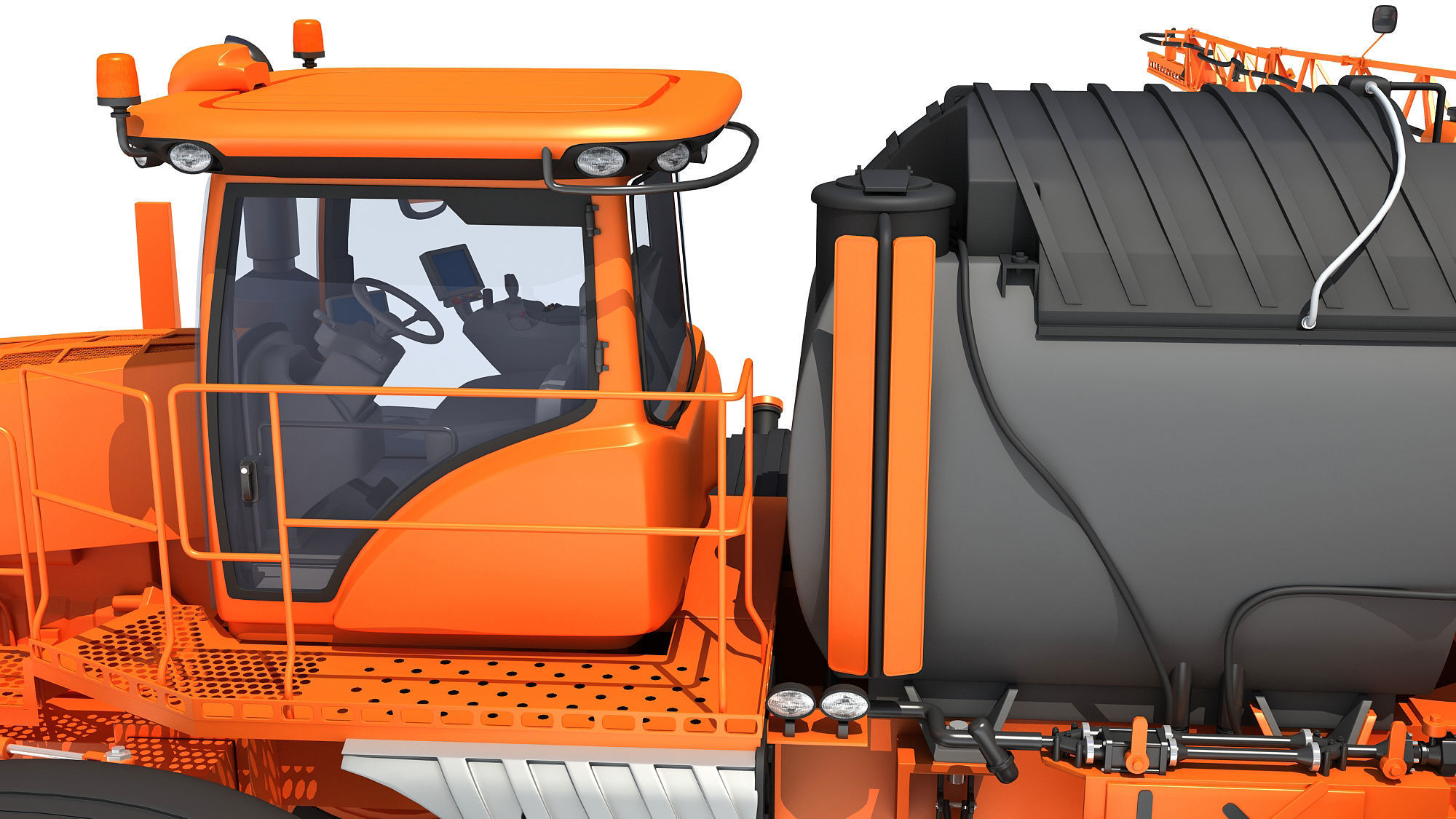 Self Propelled Crop Sprayer 3D model_17