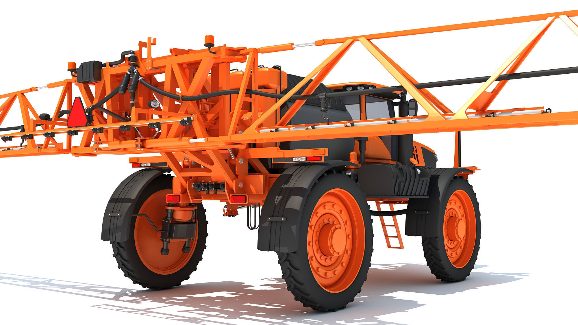 Self Propelled Crop Sprayer 3D model_7