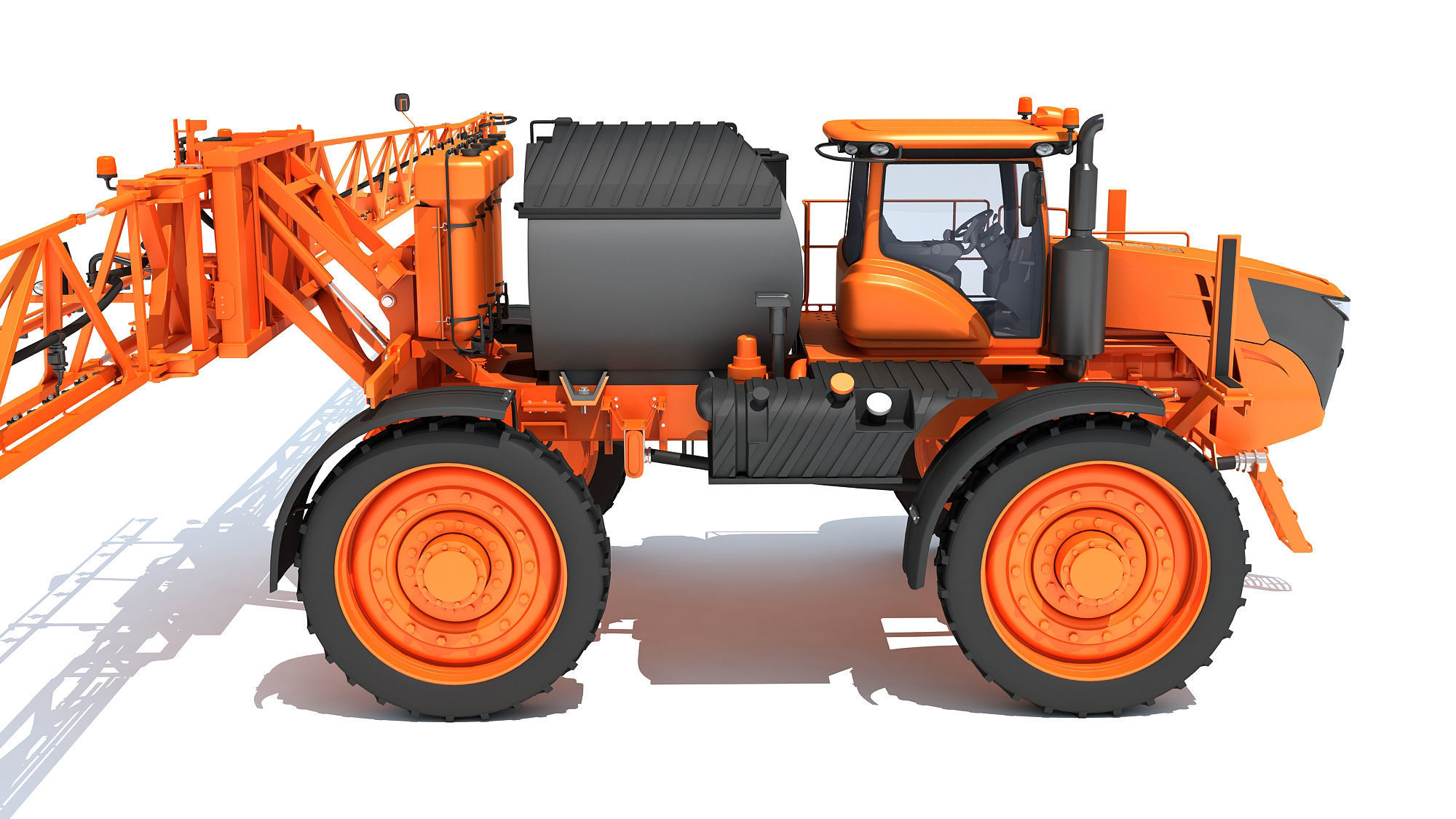 Self Propelled Crop Sprayer 3D model_8