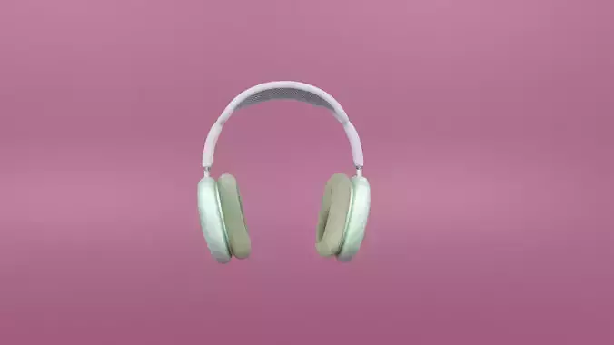  apple airpods bluetooth  headphones  Low-poly 3D model