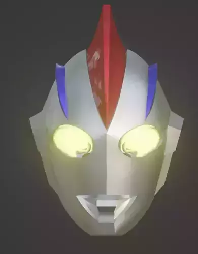 Ultraman Nice 3D printable helmet