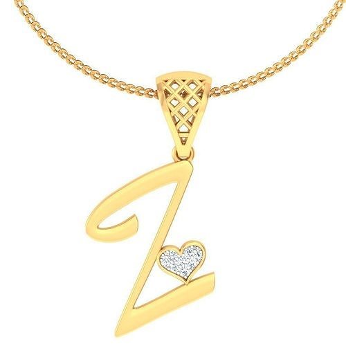 Alphabet Pendant Z 3D print model