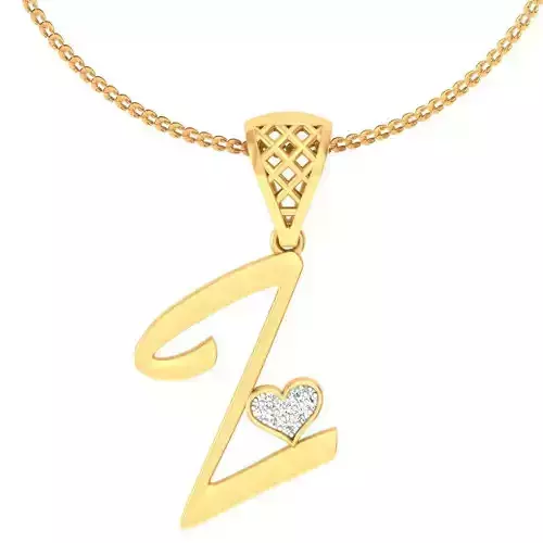 Alphabet Pendant Z