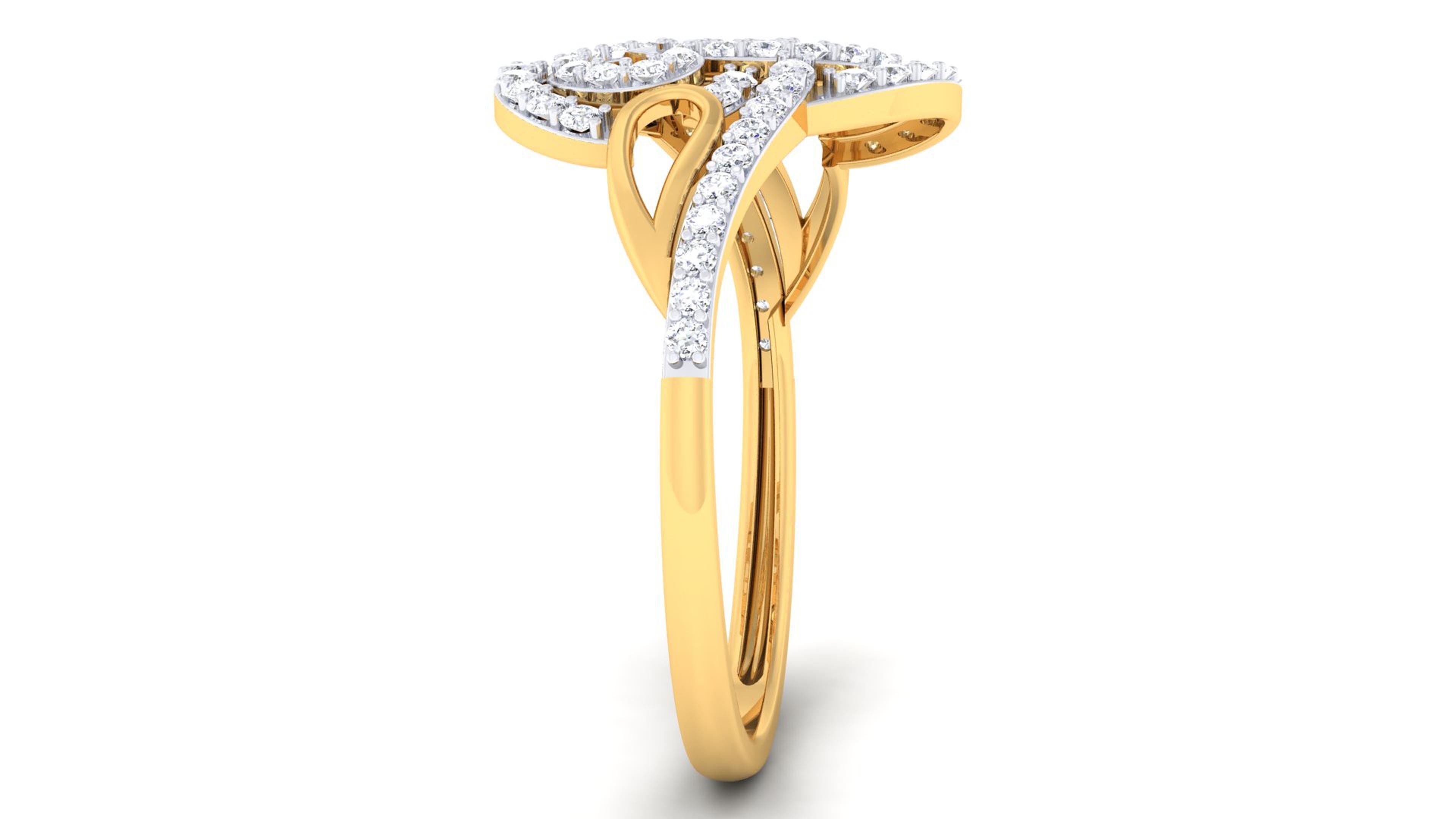 Women ring 3D print model_3