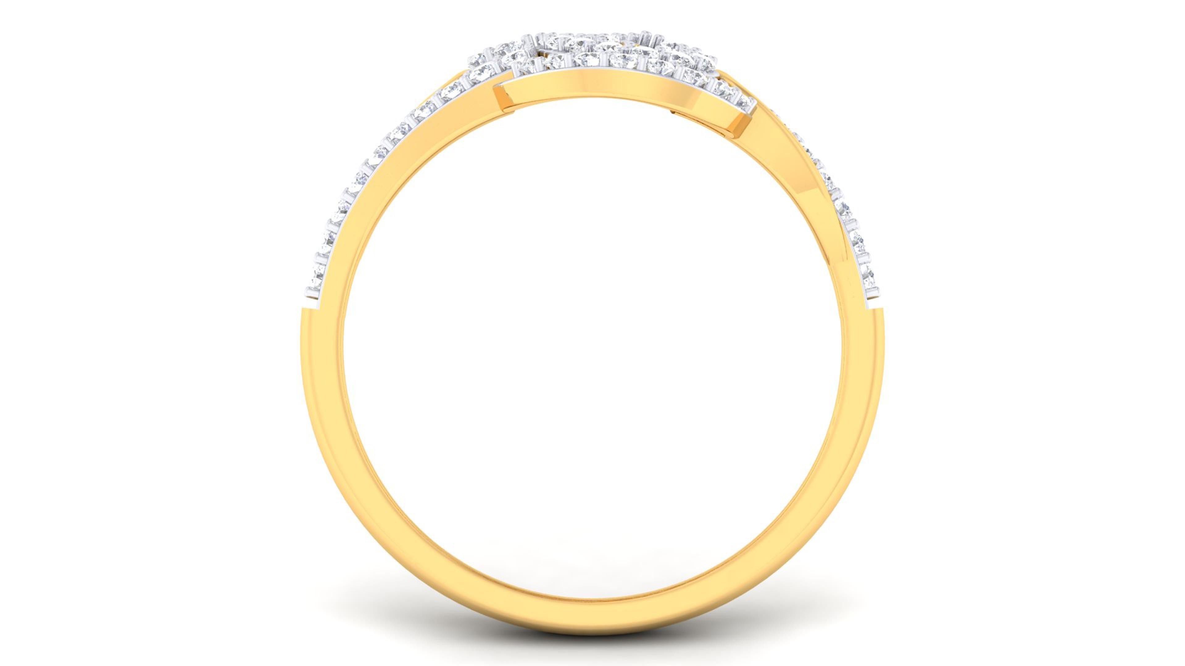 Women ring 3D print model_2